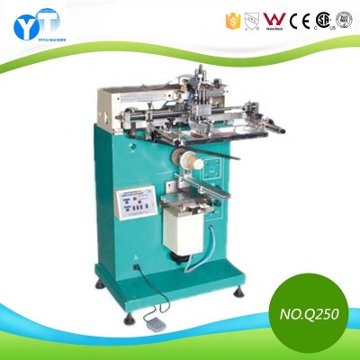 YT Q250 Manual Curved Surface Screen Printing Machinery for Bottle printing